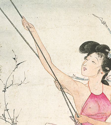 河间-胡也佛的仕女画和最知名的金瓶梅秘戏图
